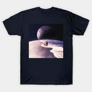 Somewhere Only We Know - Digital Collage Art T-Shirt
